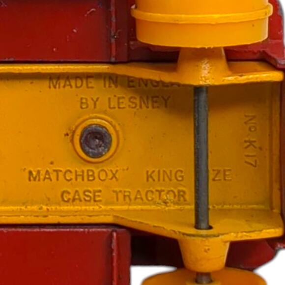 Matchbox Lesney King Size No K-17 Ford Tractor Dyson Low Loader Case Tractor - Picture 7 of 16